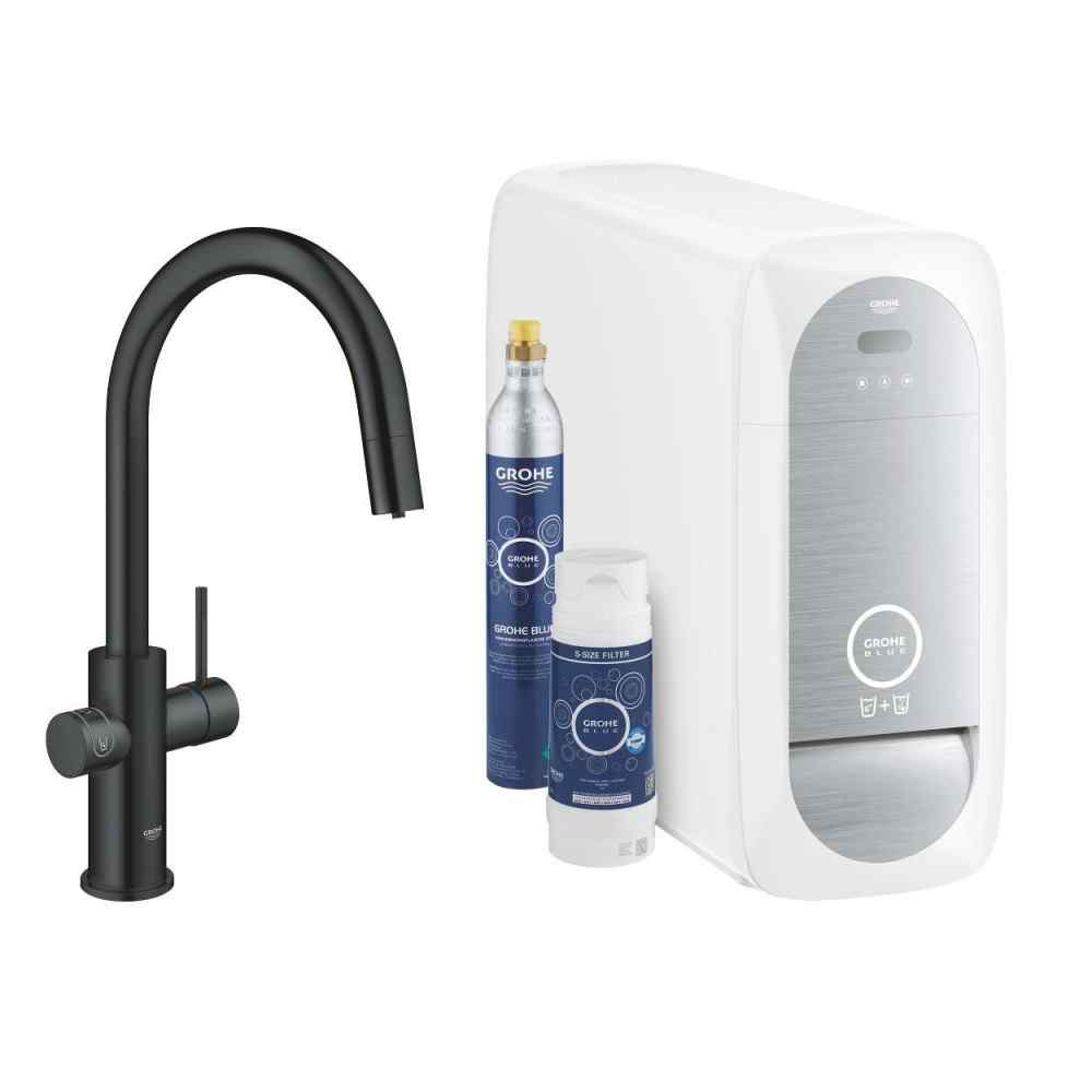 GROHE Blue Home - C-pip - Velvet Black Watertrade
