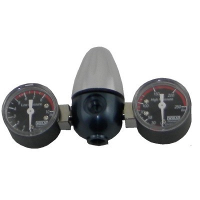 Regulator Engångsflaska dubbel - 8 mm