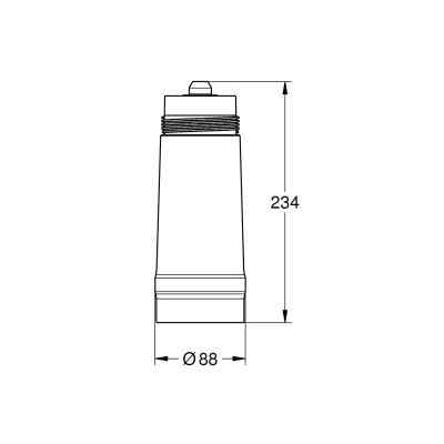 GROHE Blue filter storlek S GROHE Red filter