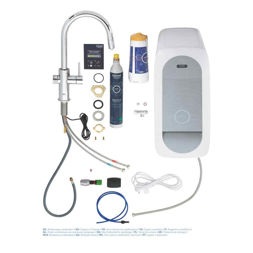 GROHE Blue Home - C-pip - Utdragbar - Krom Watertrade