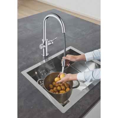 GROHE Blue Home - C-pip - Utdragbar - Krom Watertrade