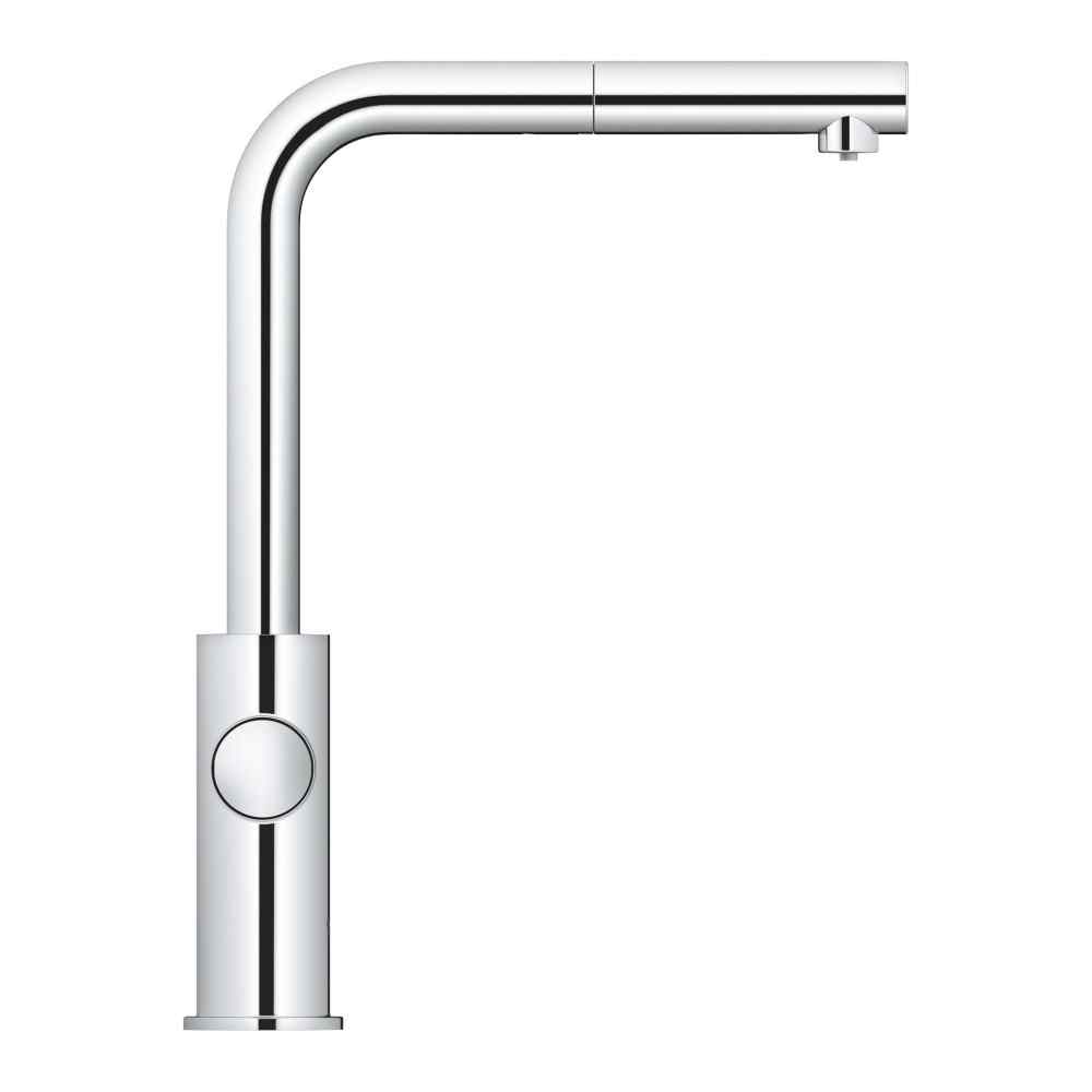 GROHE Blue Home - L-pip - Utdragsbar - Krom Grohe Blue Home