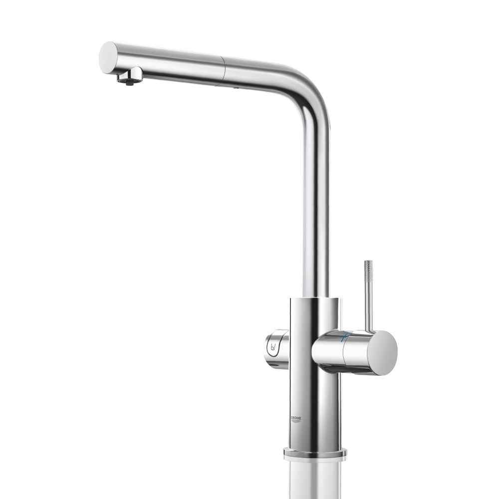 GROHE Blue Home - L-pip - Utdragsbar - Krom Grohe Blue Home