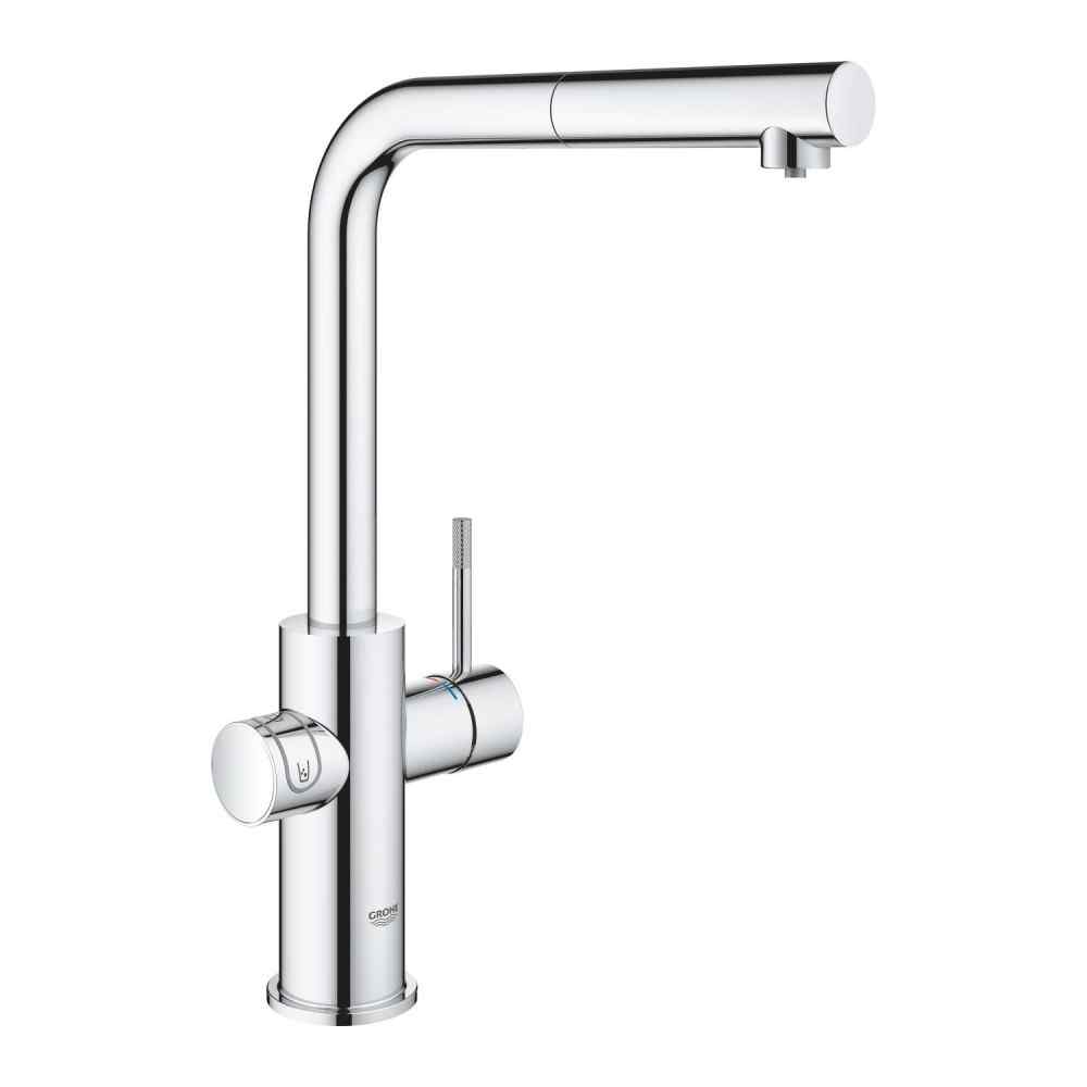 GROHE Blue Home - L-pip - Utdragsbar - Krom Grohe Blue Home