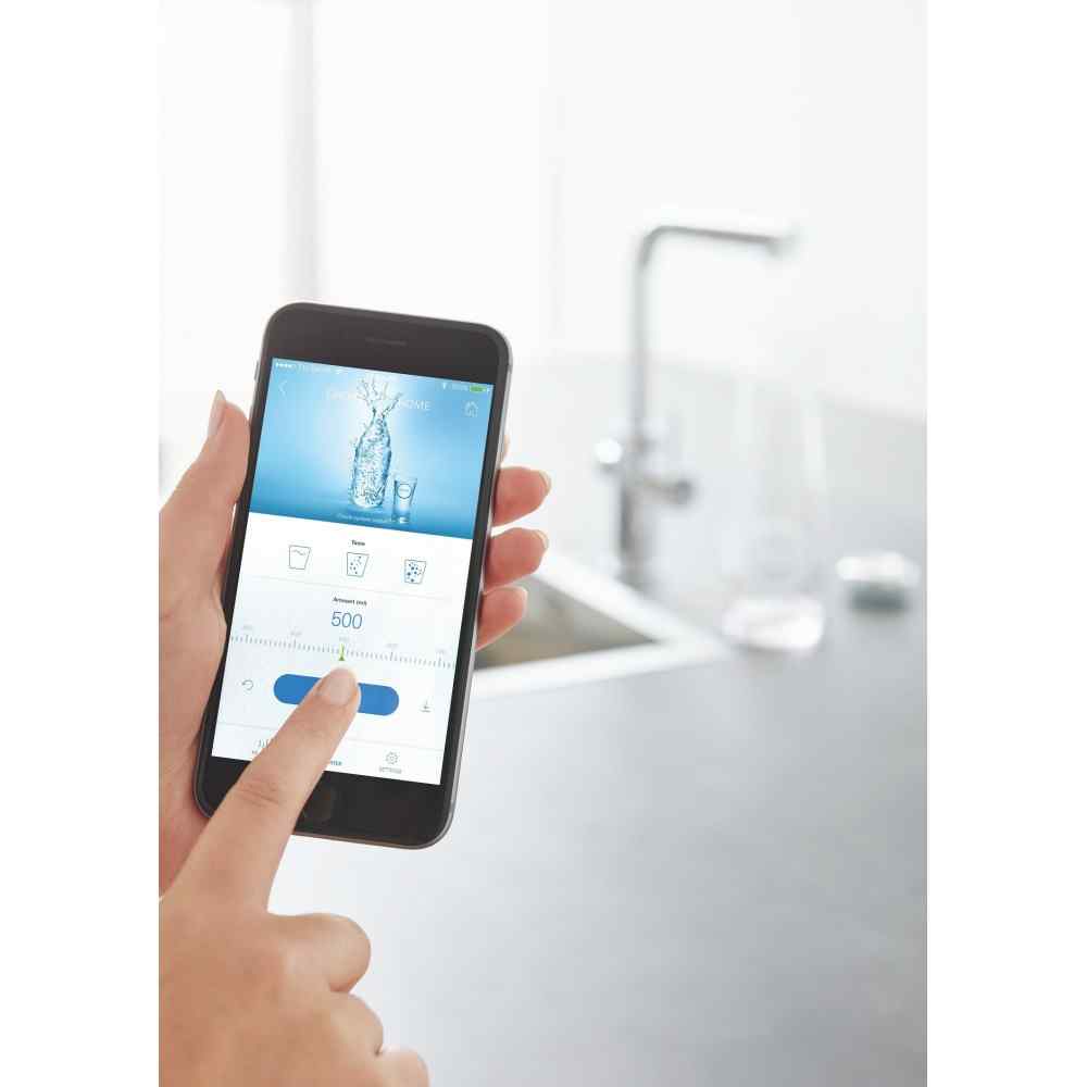 GROHE Blue Home - L-pip - Utdragsbar - Krom Grohe Blue Home