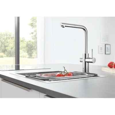 GROHE Blue Home - L-pip - Utdragsbar - Krom Grohe Blue Home