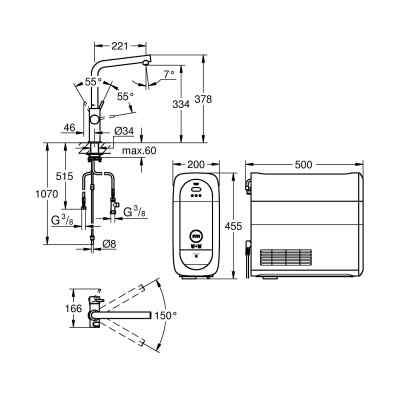 GROHE Blue Home - L-pip - Borstad Warm Sunset GROHE Blue Home