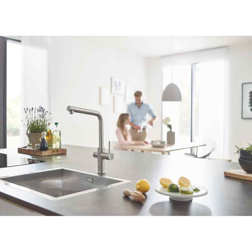 GROHE Blue Home - L-pip - Supersteel Grohe Blue Home