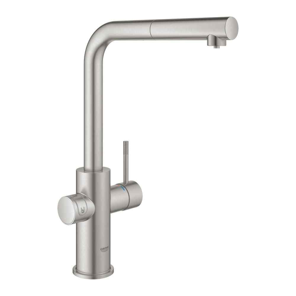GROHE Blue Home - L-pip - Utdragbar - Supersteel GROHE Blue Home