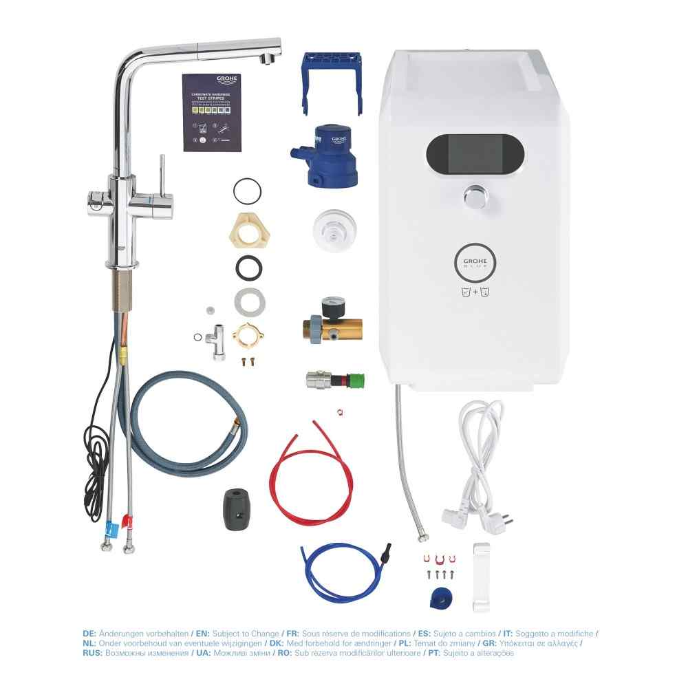 GROHE Blue Professional - L-pip - Utdragbar - Krom GROHE Blue Pro