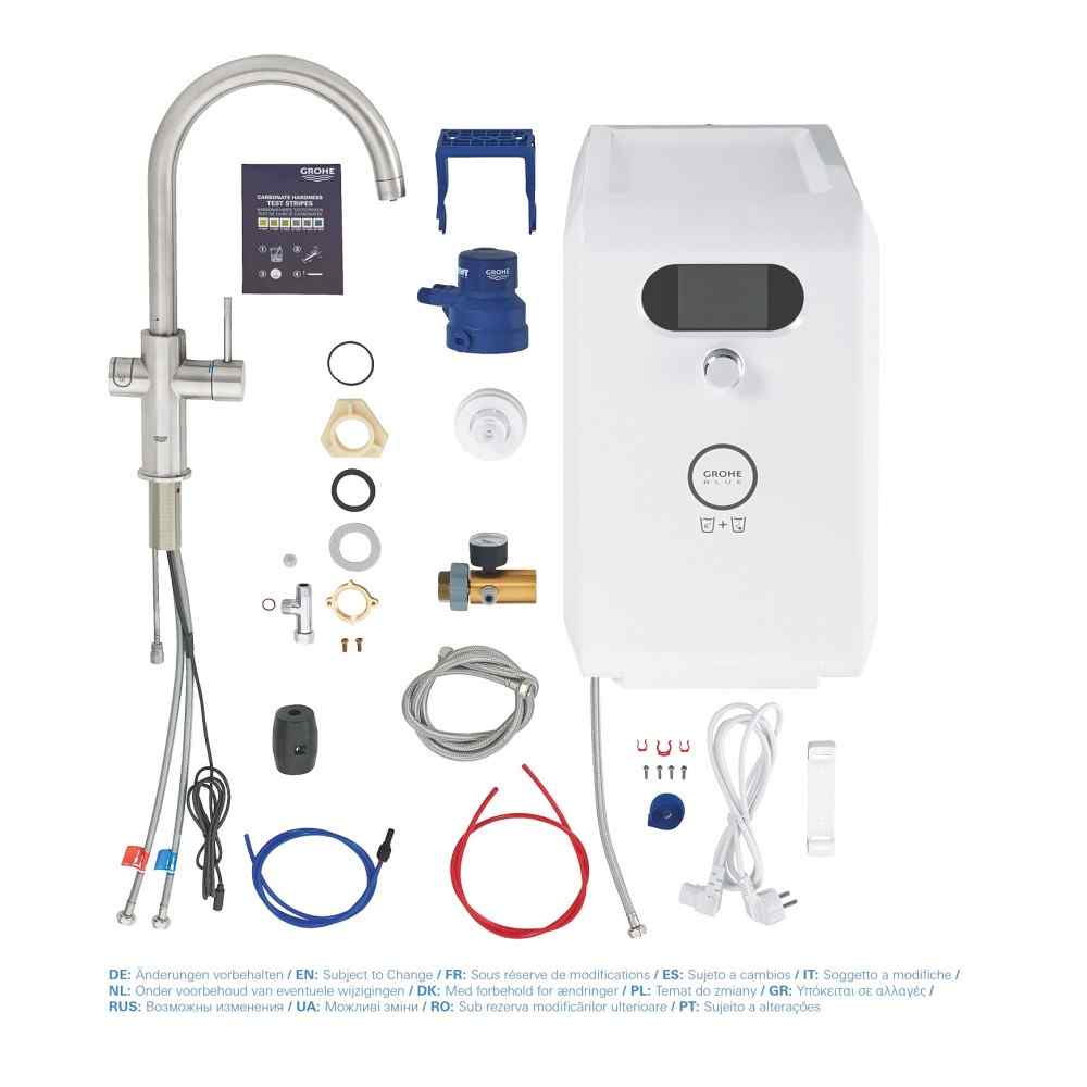 GROHE Blue Professional - C-pip - Supersteel GROHE Blue Pro