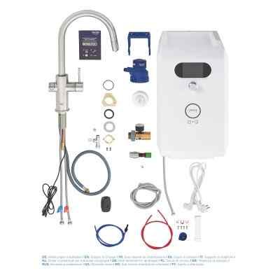 GROHE Blue Professional - C-pip - Utdragbar - Supersteel GROHE Blue Pro