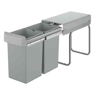 Avfallssorteringssystem 30 cm 2x15L Wastesystems