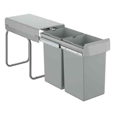 Avfallssorteringssystem 30 cm 2x15L Wastesystems