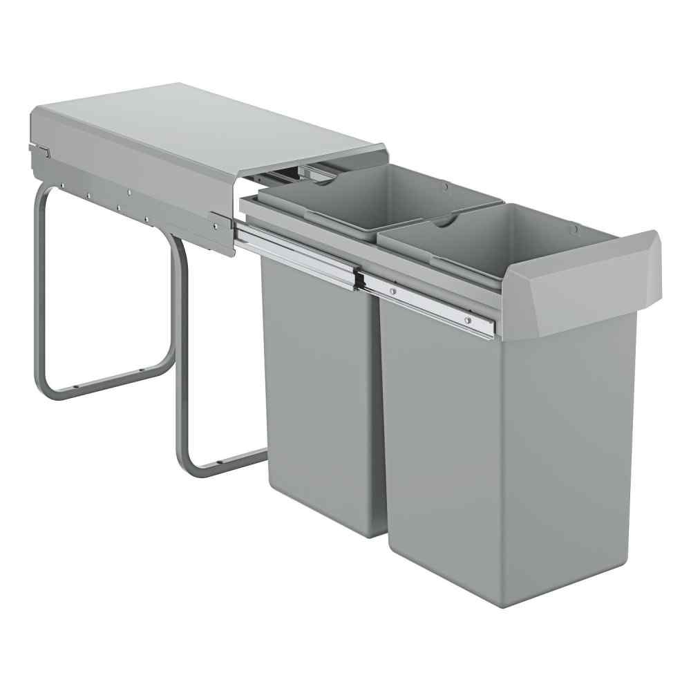 Avfallssorteringssystem 30 cm 2x15L Wastesystems