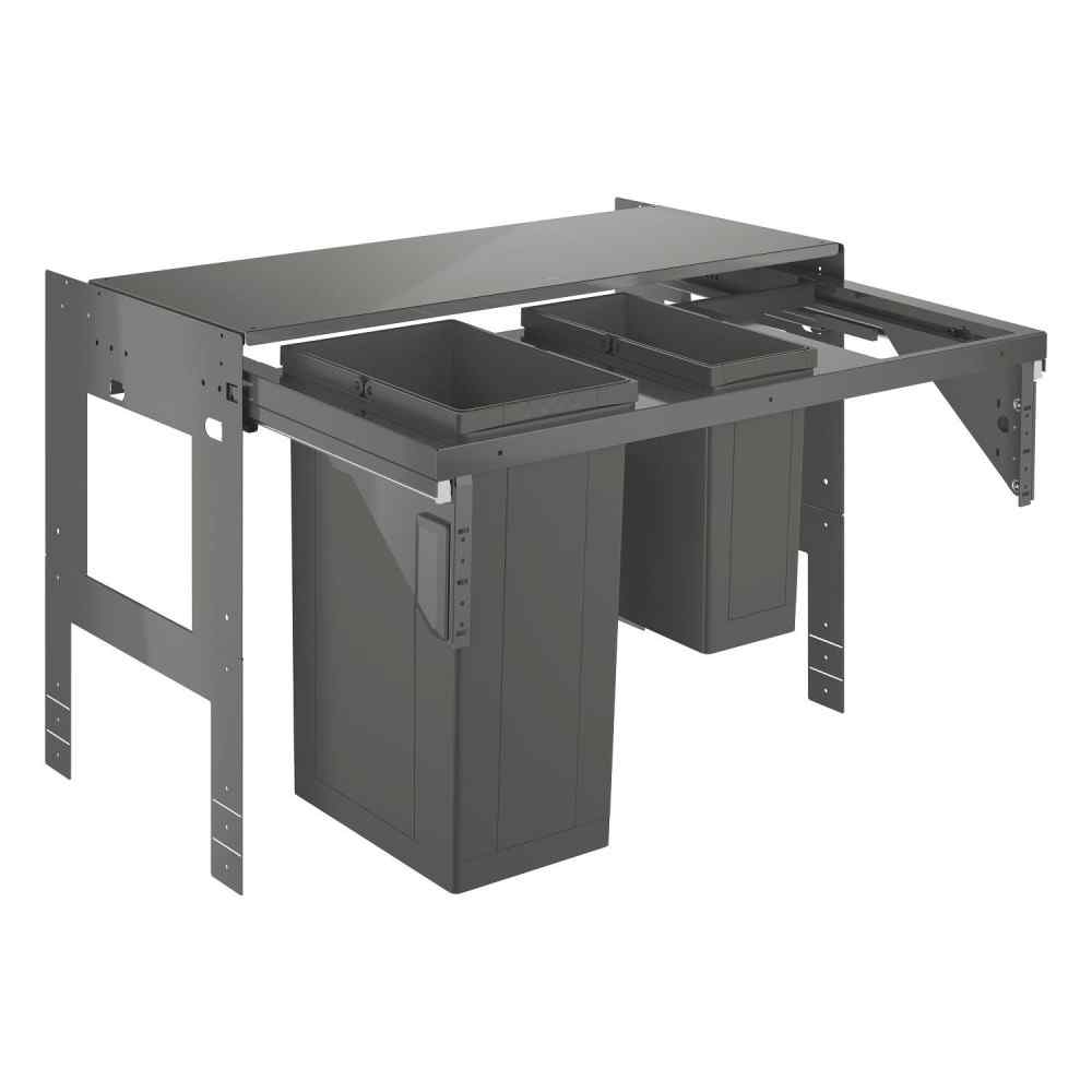 Avfallssorteringssystem 90cm, 29+11L Wastesystems