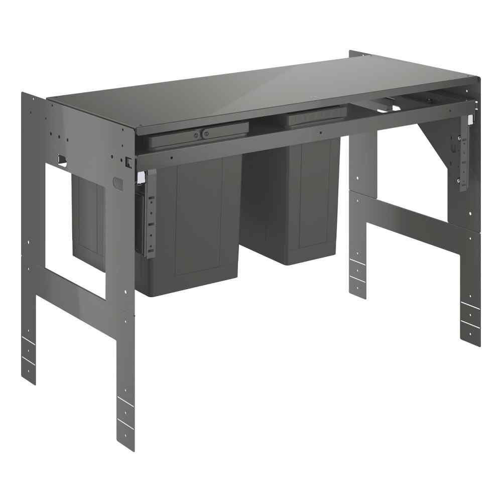 Avfallssorteringssystem 90cm, 2x8+11L Wastesystems