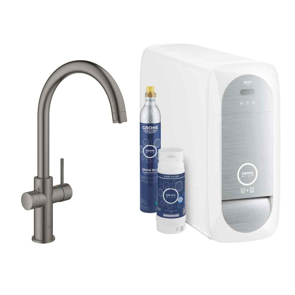 GROHE Blue Home - C-pip - Borstad Hard Graphite Watertrade
